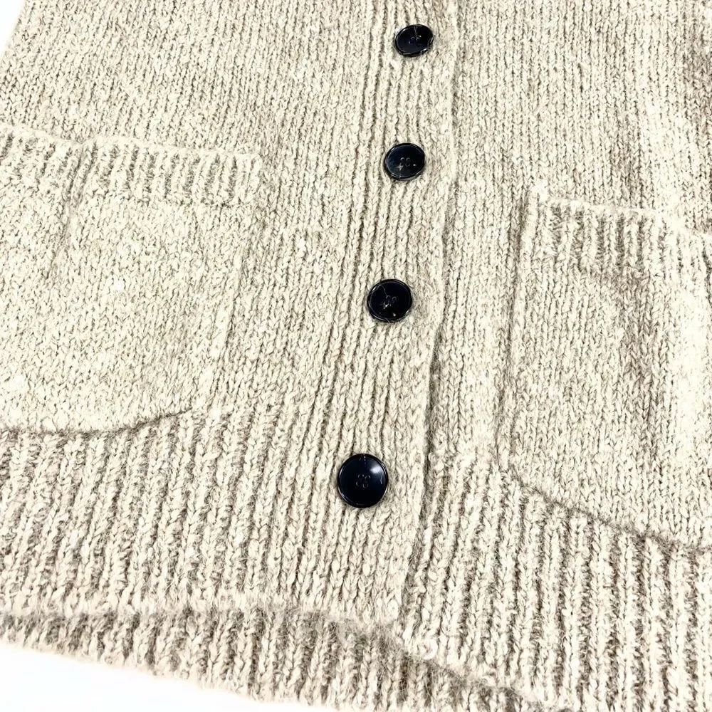 Isabel Marant Etoile Scott Cardigan brown alpaca button front 38 - Picture 3 of 11